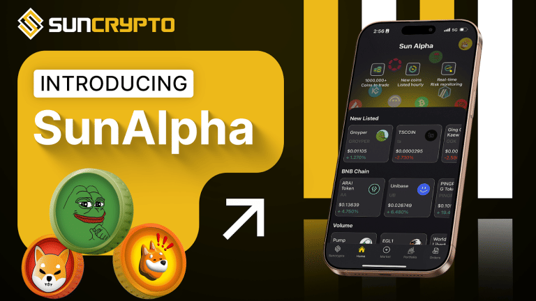 SunCrypto Introduces SunAlpha, Global DeFi with 100,000+ Crypto Assets