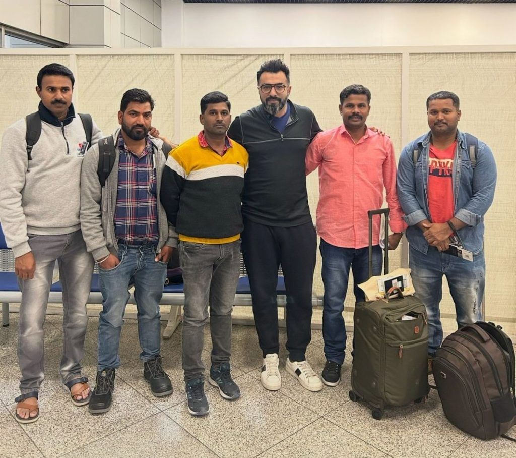 Indian migrant workers in Europe