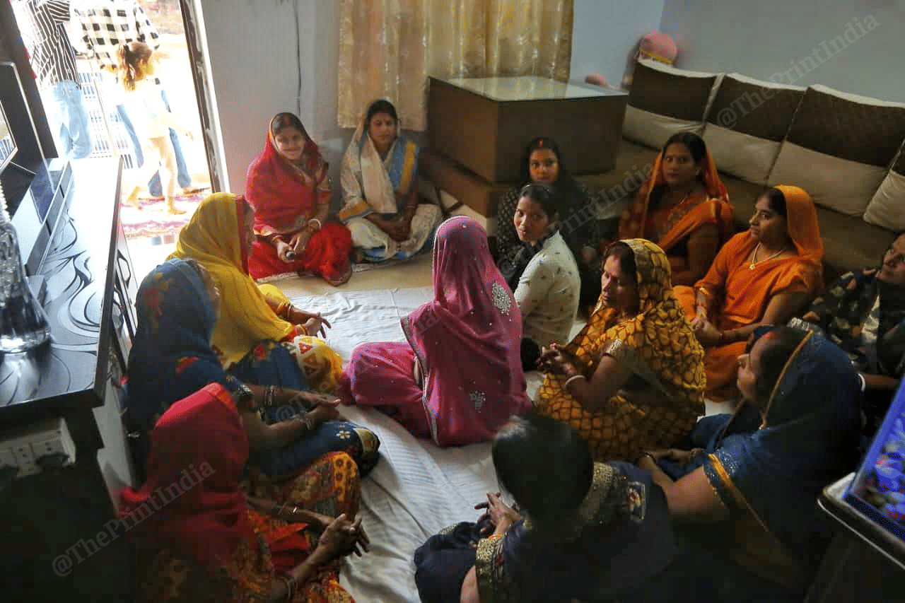 A group of women at a Shiv Charcha gathering in Patna. | | Picture: Suraj Singh Bisht/ThePrint