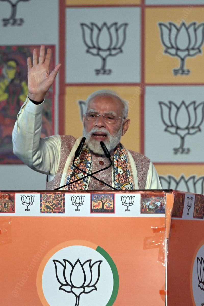 “Bihar has paved the way for BJP’s victory in Bengal,” says the PM at BJP HQ | Suraj Singh Bisht | ThePrint