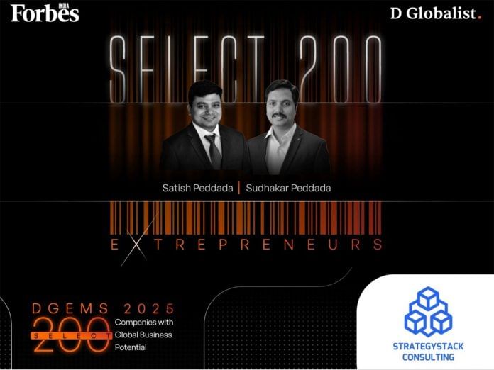 StrategyStack Named to Forbes India DGEMS 2025 for Global Strategy & Digital Impact