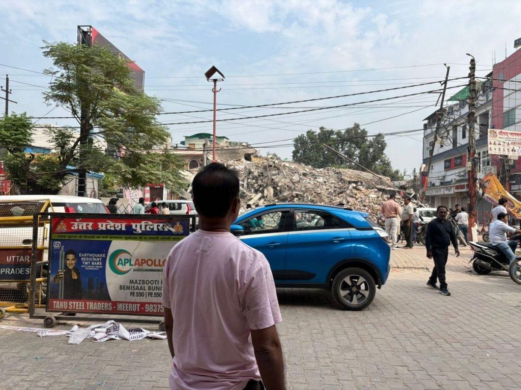Meerut market demolition 