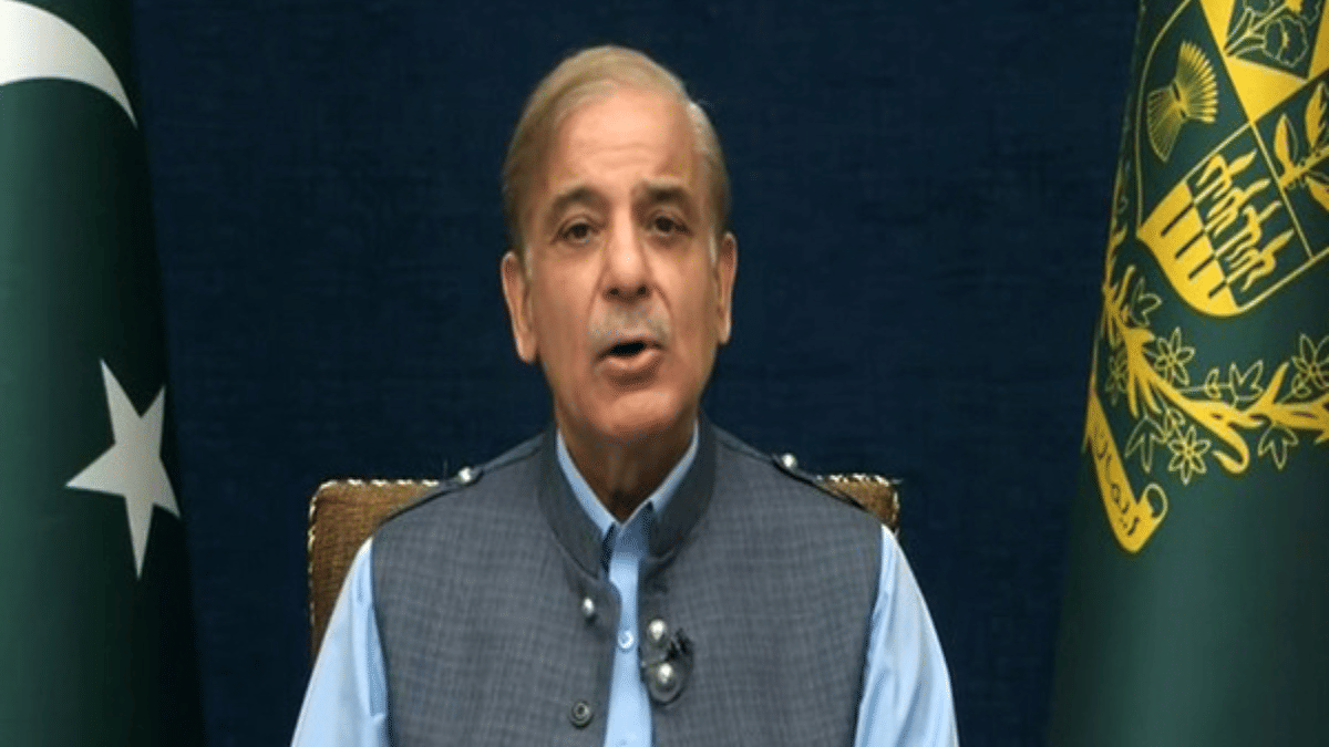 File photo of Pakistani Prime Minster Shehbaz Sharif. | ANI