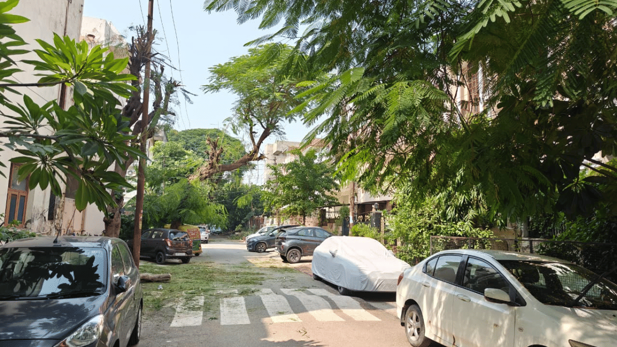 A Nithari street with bungalows, a few hundred metres from D-5 | ThePrint