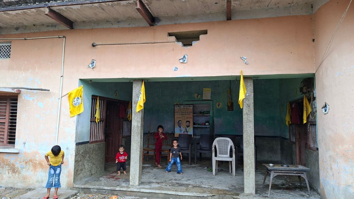 रोहतास के कोनार गांव में प्रशांत किशोर का पैतृक घर | फोटो: प्रशांत किशोर/दिप्रिंट