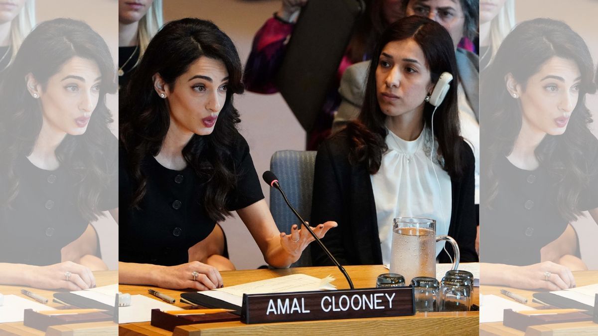 Representational | File photo of Amal Clooney, an icon of legal chic