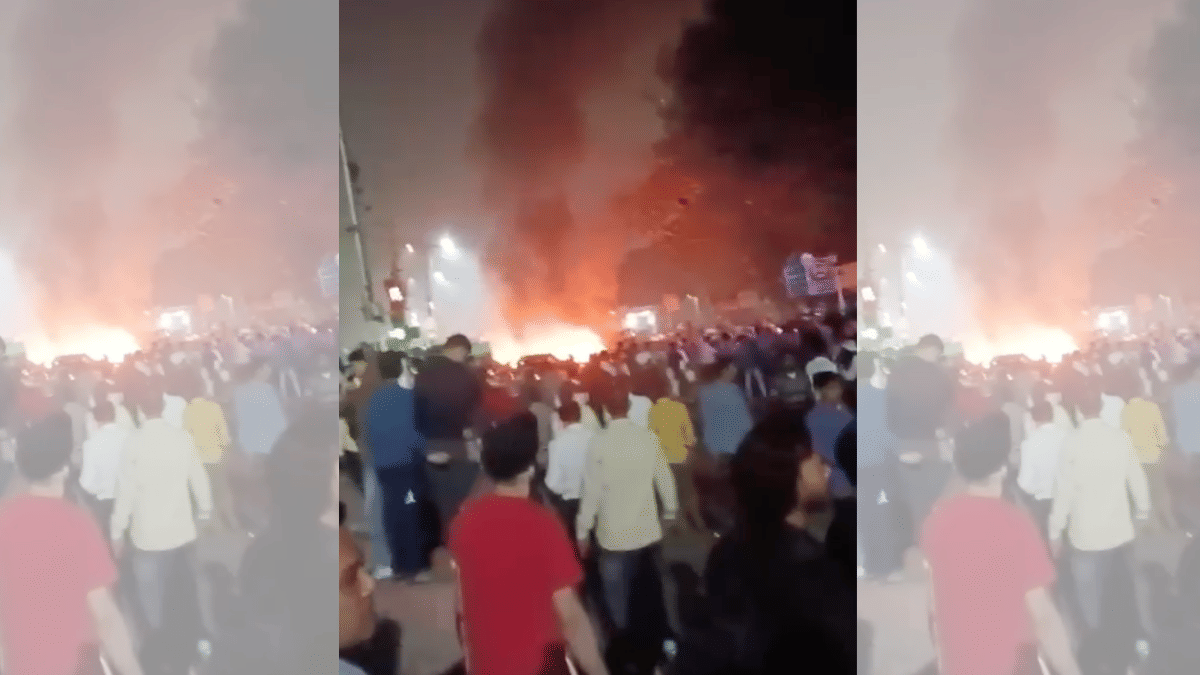 Still from video of immediate aftermath of blast that ripped through central Delhi, near the Red Fort | By special arrangement