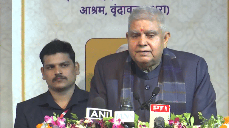 Dhankhar’s 1st public address since resignation—praise for RSS, ‘Hindu spirit’ & a Pranab Da anecdote