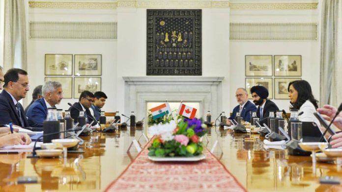 External Affairs Minister S. Jaishankar held a bilateral meeting with Canadian Foreign Minister Anita Anand in New Delhi last month, when the latter had travelled to India | Photo: X/ANI