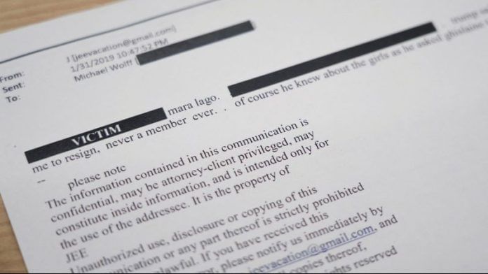 A newly released email from disgraced late financier and sex offender Jeffrey Epstein, referencing his former companion Ghislaine Maxwell and U.S. President Donald Trump, is seen in this handout image released by Democrats on the House Oversight Committee in Washington, D.C., U.S., on 12 November 2025. | House Oversight Committee Democrats | Handout via Reuters