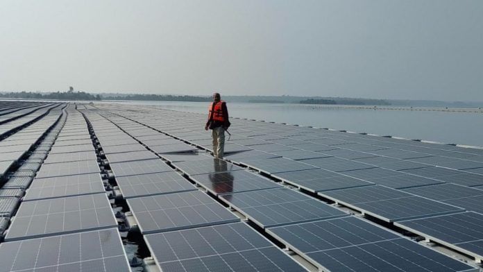 Arrays of solar panels | Representational Image | Photo: Iram Siddique | ThePrint