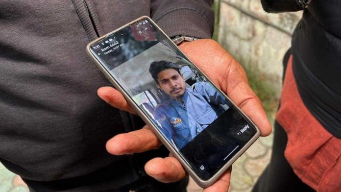 A photo of Pankaj Sahni, cab driver who was killed in the Delhi car blast on 10 November | Photo: Samridhi Tewari, ThePrint
