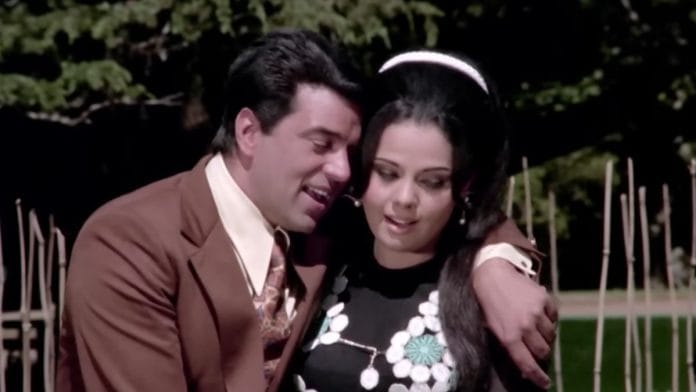 Dharmendra and Mumtaz in Loafer (1973)