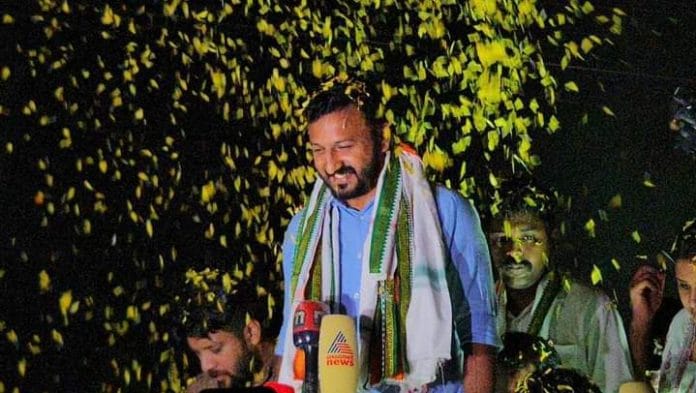 Congress MLA Mamkoottathil was booked for sexual assault under multiple offences | File photo | X\@rmamkoottathil