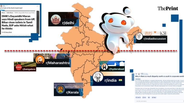 Reddit is the new site of north-south divide
