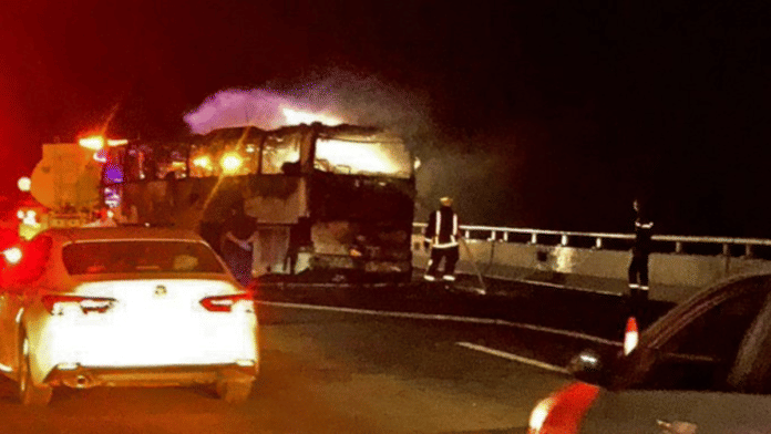 Representational image of Saudi bus crash | Social media