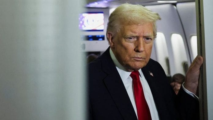 File photo of US President Donald Trump