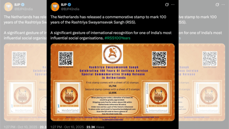Dutch embassy, postal service deny issuing stamp marking 100 years of RSS. ‘Won’t pass our checks’