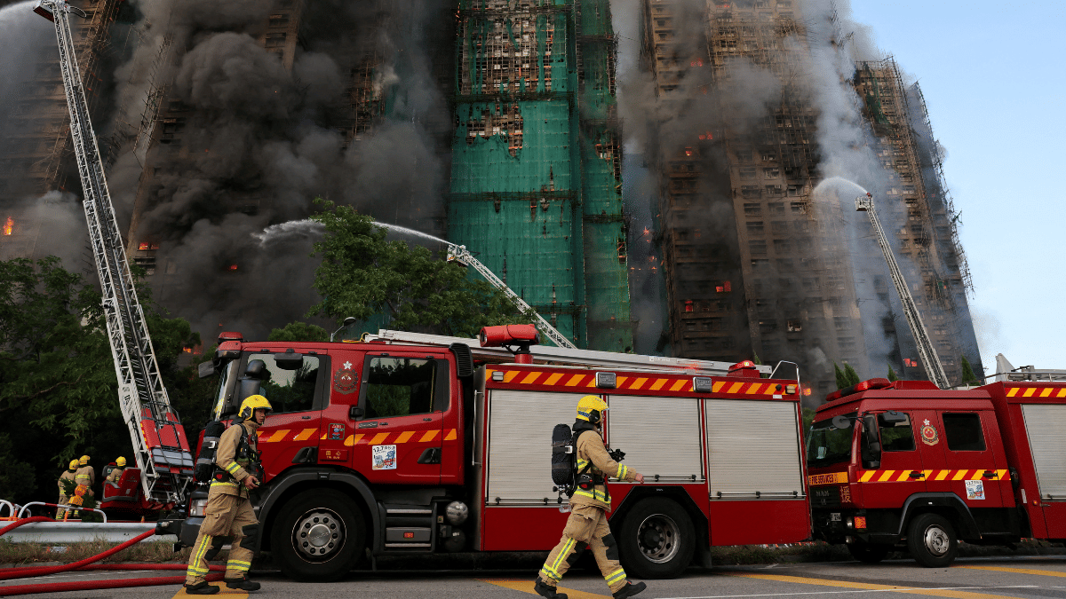 Hong Kong tower fire toll rises to 44, nearly 300 missing; unsafe scaffolding and foam blamed