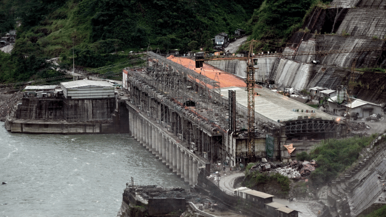 ThePrint photos of the week: India’s biggest hydro project to Bihar polls & Rahul Gandhi’s ‘H-Bomb’