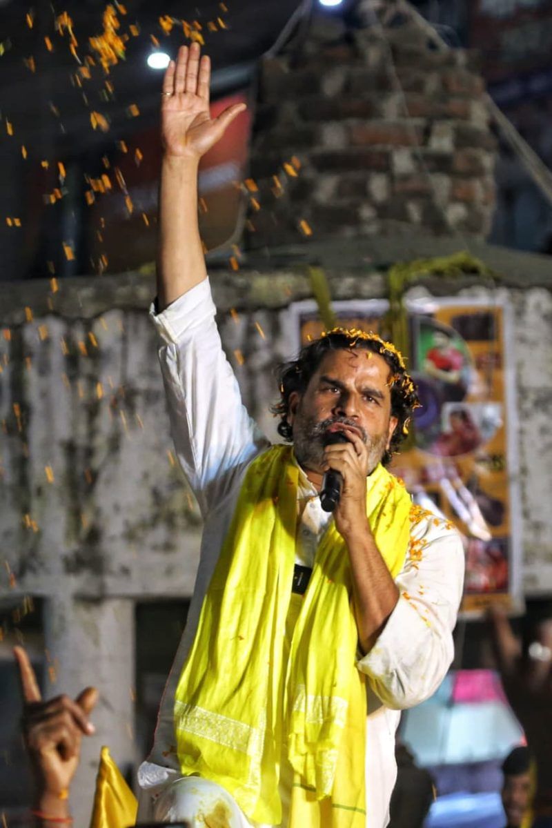Jan Suraaj chief Prashant Kishor during a roadshow ahead of the Bihar Assembly elections | Praveen Jain | ThePrint | Praveen Jain | ThePrint