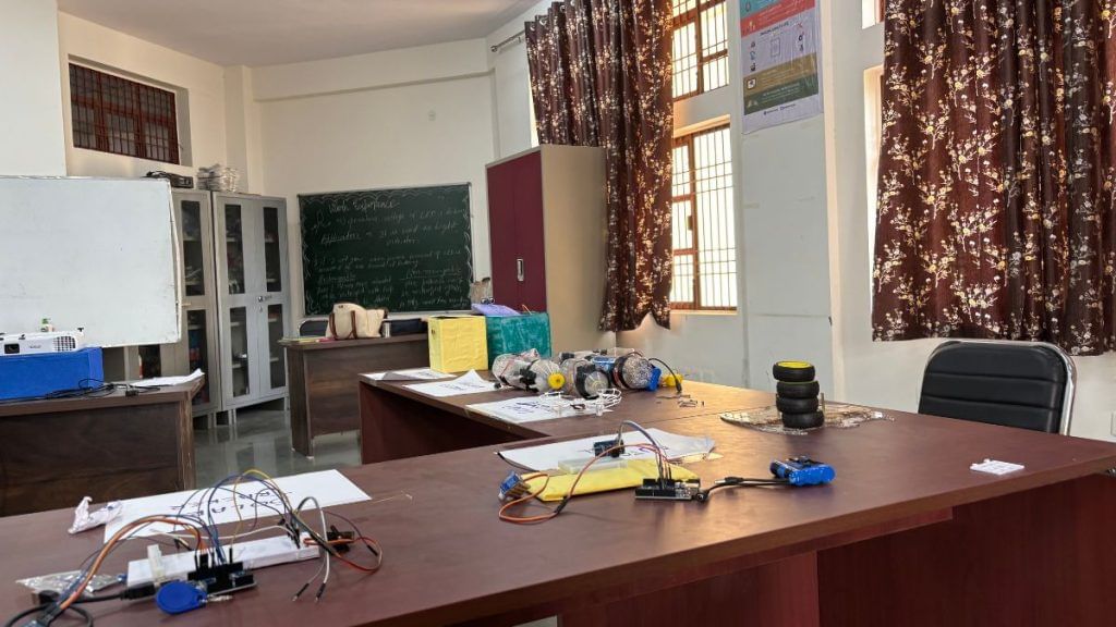 Inside an Atal Tinkering Lab at PM Shri Kendriya Vidyalaya in Baghpat | Photo: Samridhi Tewari, ThePrint