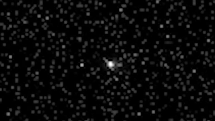 A picture of 3I/ATLAS taken by China's Tianwen-1 | Photo: CNSA