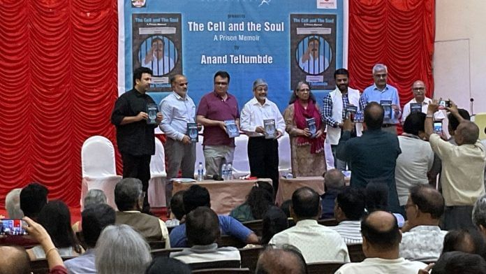 Anand Anand Teltumbde at his book launch event in Mumbai | Cauvery Bhalla, an alum of TPSJ
