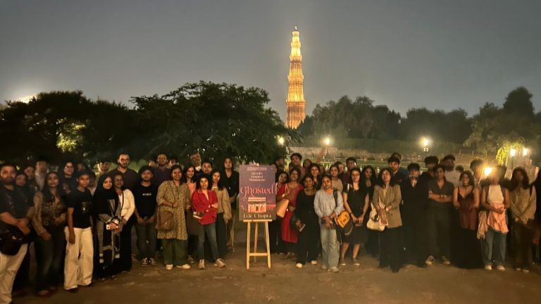 A Halloween walk, a book launch, and Delhi people. It was a date with the djinn
