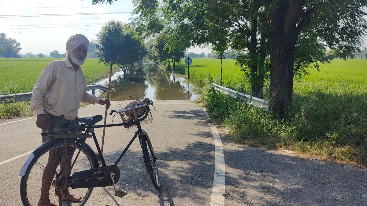 Roads leading to several villages were completed filled with water after the floods | Soumya Pillai, ThePrint