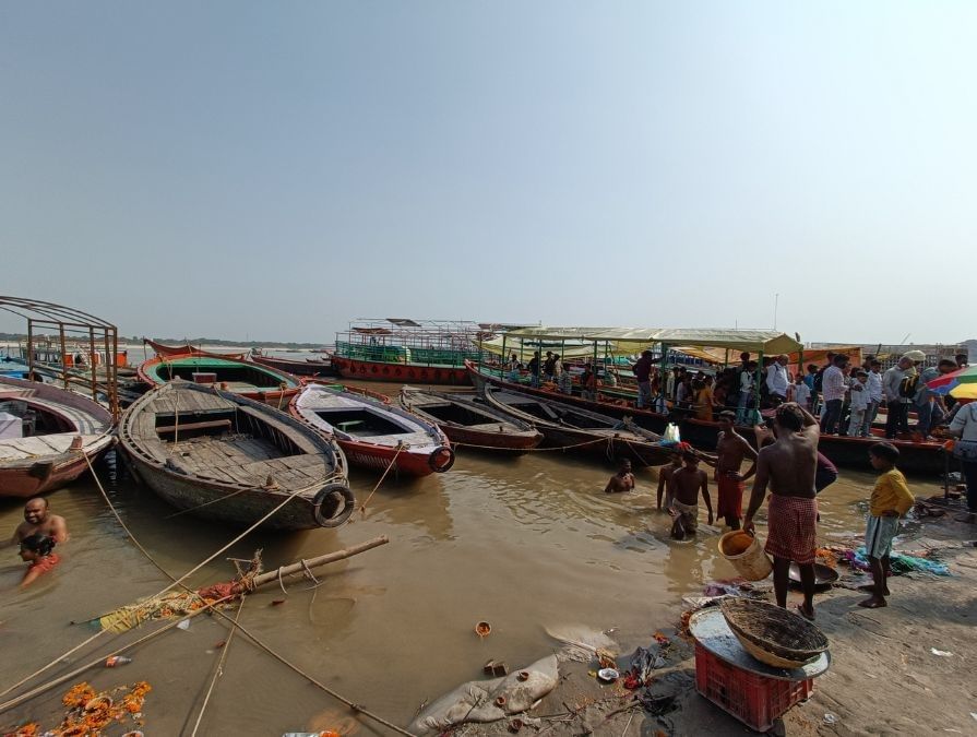 A Ganga ghat in Varanasi. Over the decades, the river's self-cleaning property has deteriorated | Photo: Krishan Murari, ThePrint