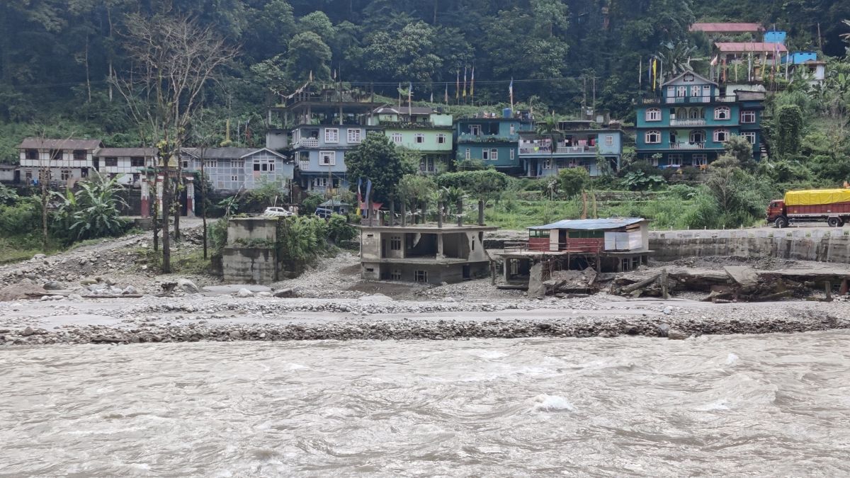Teesta River flowing in Sikkim