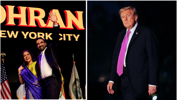 File photos of Zohran Mamdani (left) and Donald Trump (right) | Reuters