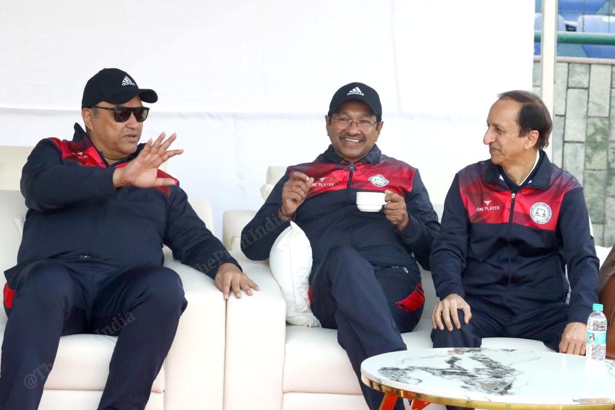 SUPREME court judges Justice MM Sundresh (centre), justice Dipankar Dutta (on the left in dark glasses) and Justice AS Chandurkar (on the right) | Praveen Jain | The Print