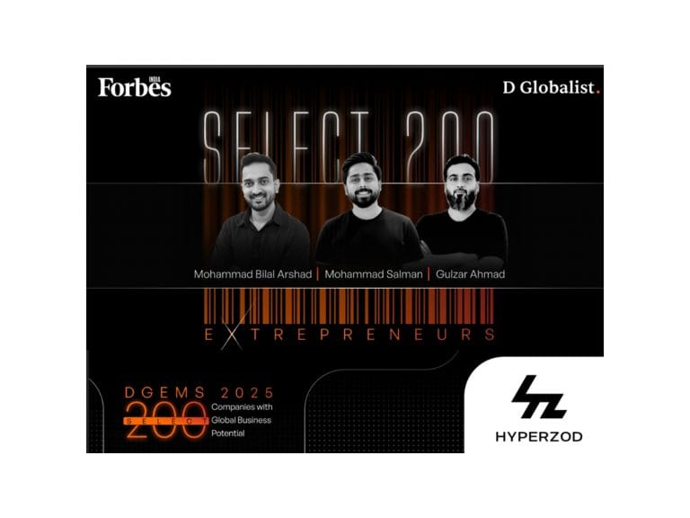 Hyperzod Recognized in Forbes India DGEMS 2025 Select 200