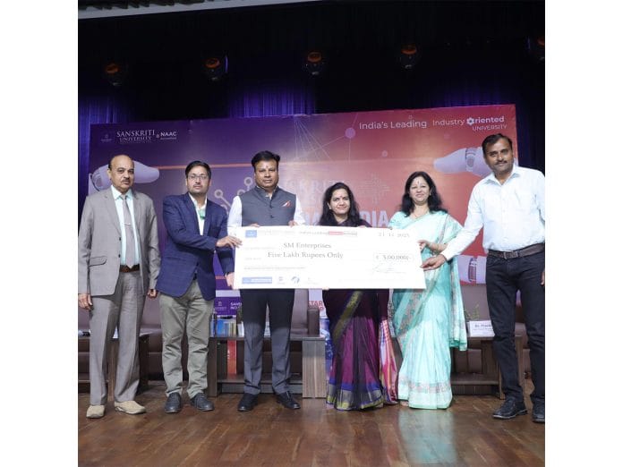 Manthan India: Industry-Tech Conclave 2025 Ignites Innovation at NAAC Accredited Sanskriti University, Mathura