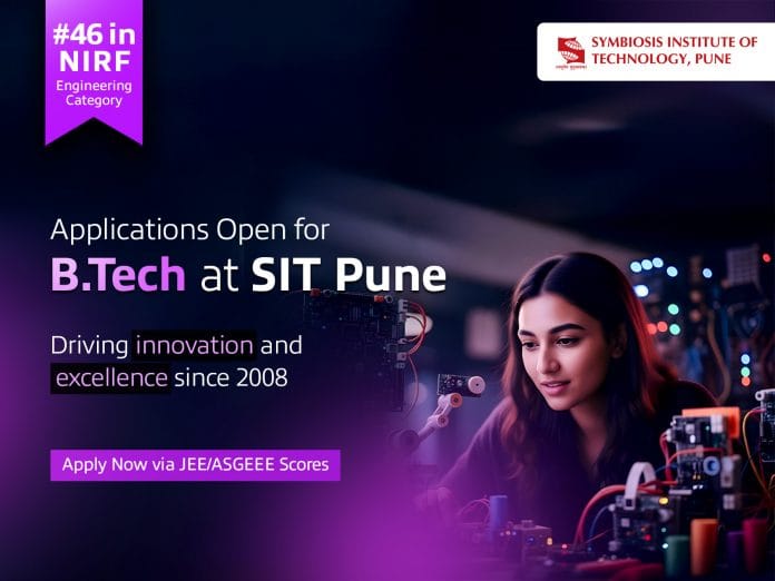 Applications Now Open for B.Tech 2026 at SIT Pune via JEE & State Entrance Exams