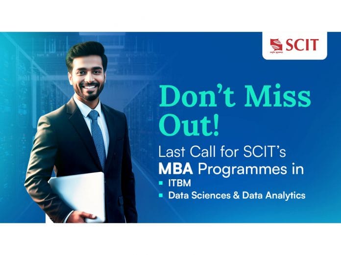 Final Opportunity to Apply for SCIT's MBA Programmes in ITBM & Data Sciences