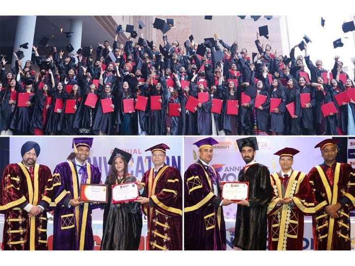 Chandigarh University Holds Annual Convocation, Degrees Conferred on 3301 Students of Management & Commerce