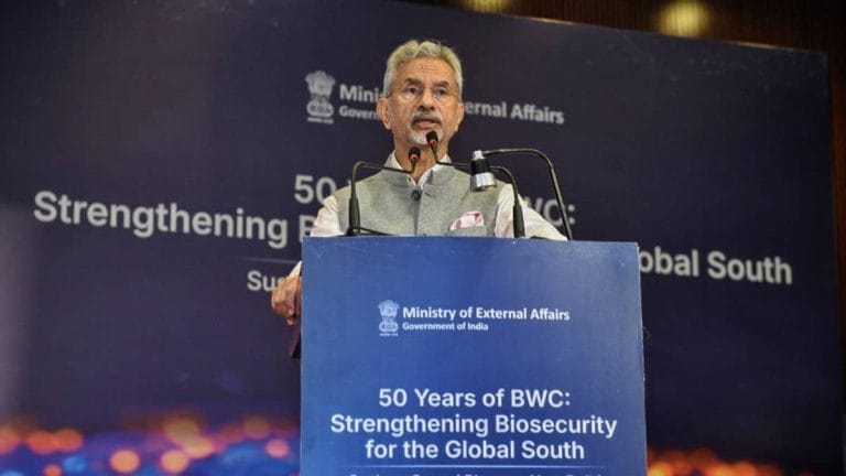 Jaishankar warns of misuse of biological weapons by ‘non-state actors’, urges global cooperation