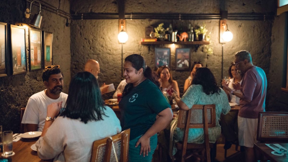 People sitting inside the Grumps bar | Photo by special arrangement