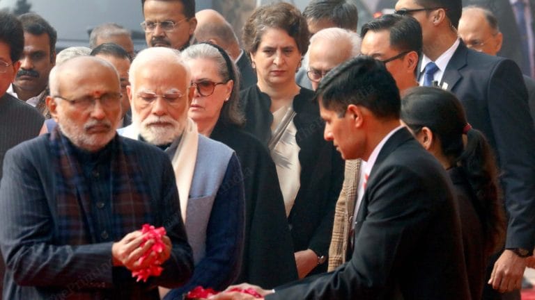 United against terrorism: Modi pays tributes to fallen heroes of Parliament attack; Sonia, Rahul join him