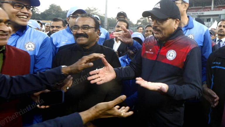 Judges vs advocates: Bouncers & banter as lawyers defeat CJI’s XI in spirited cricket match