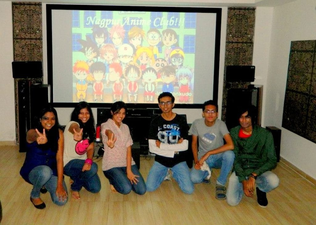 The Nagpur Anime Club in its early days. It started with friends trading anime on hard drives