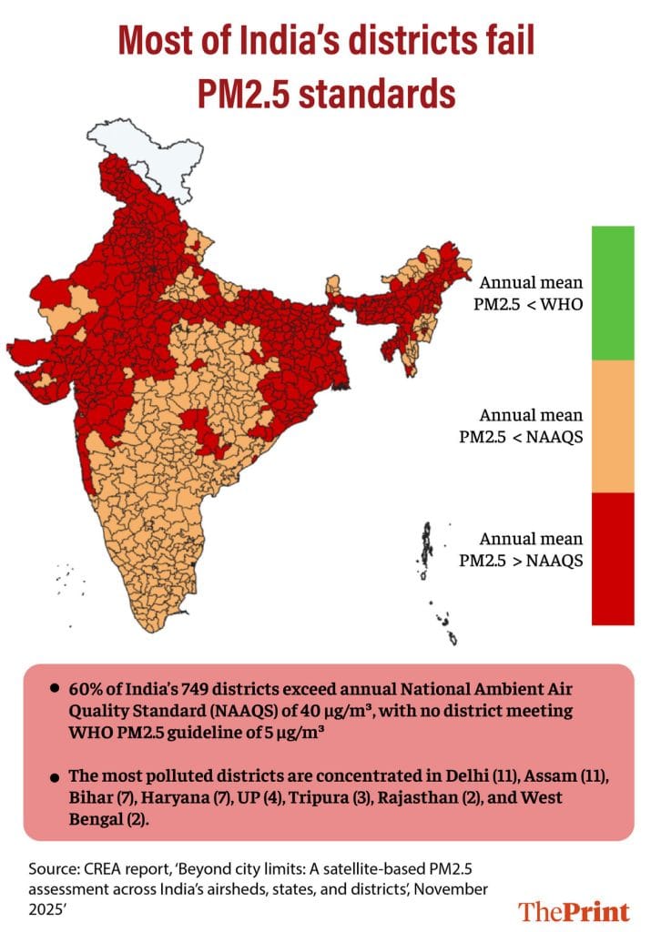 CREA pollution map