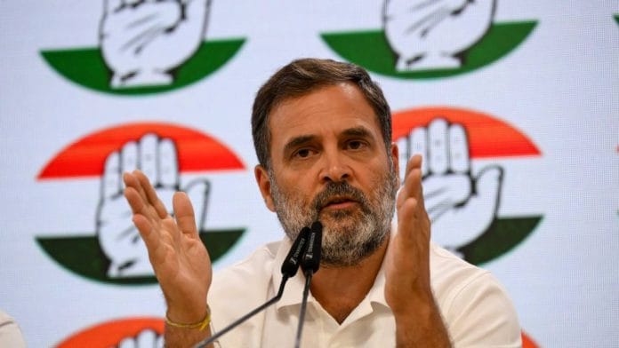 Senior Congress leader and Lok Sabha MP Rahul Gandhi | Suraj Singh Bisht | ThePrint