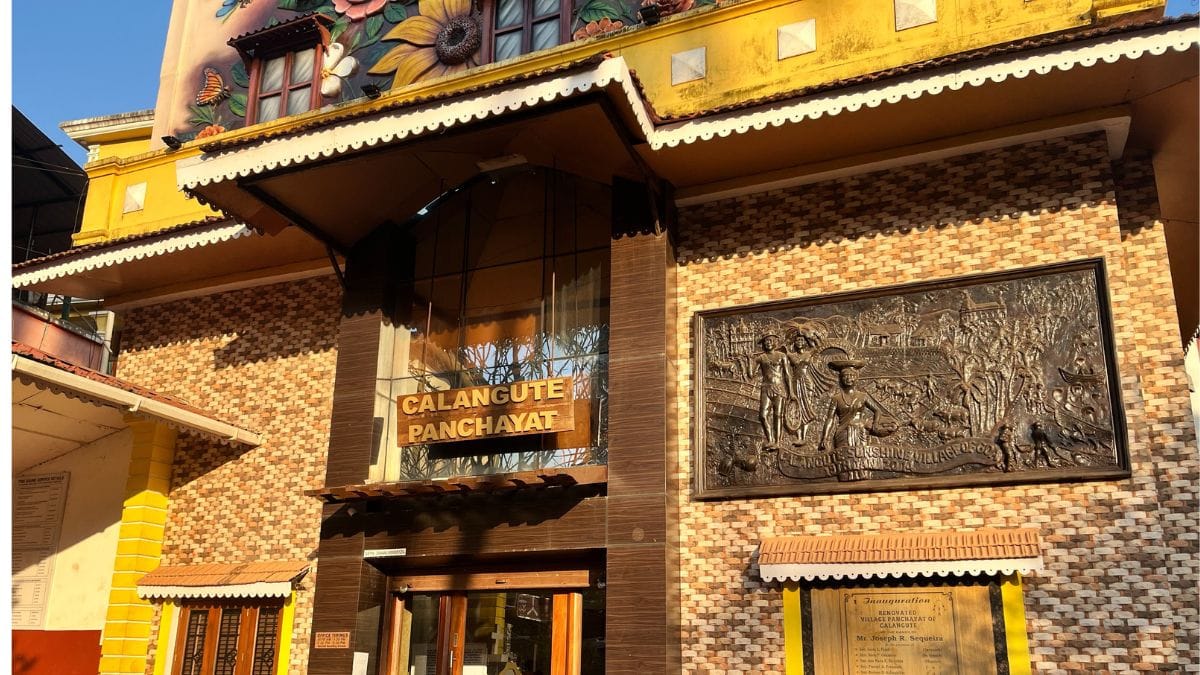 The Calangute Panchayat office | Kasturi Walimbe | ThePrint