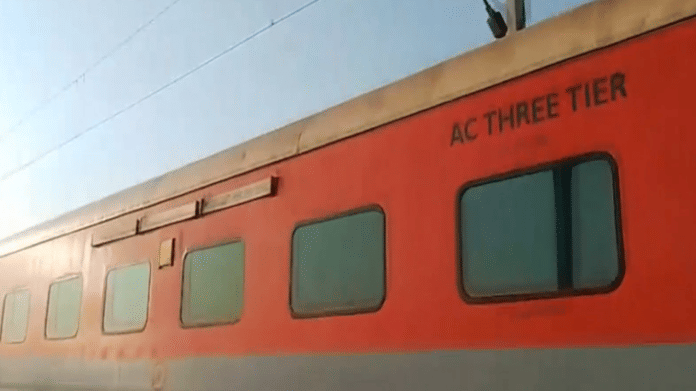 Sairang - New Delhi Rajdhani Express which dashed with elephants (Photo/ANI)