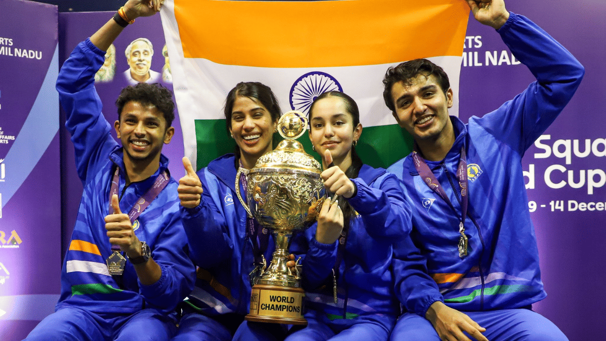 India wins first-ever Squash World Cup title