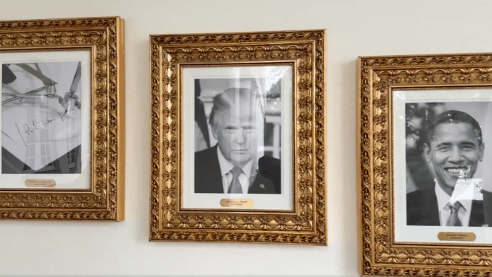 The White House Presidential Walk of Fame | Screenshot/X